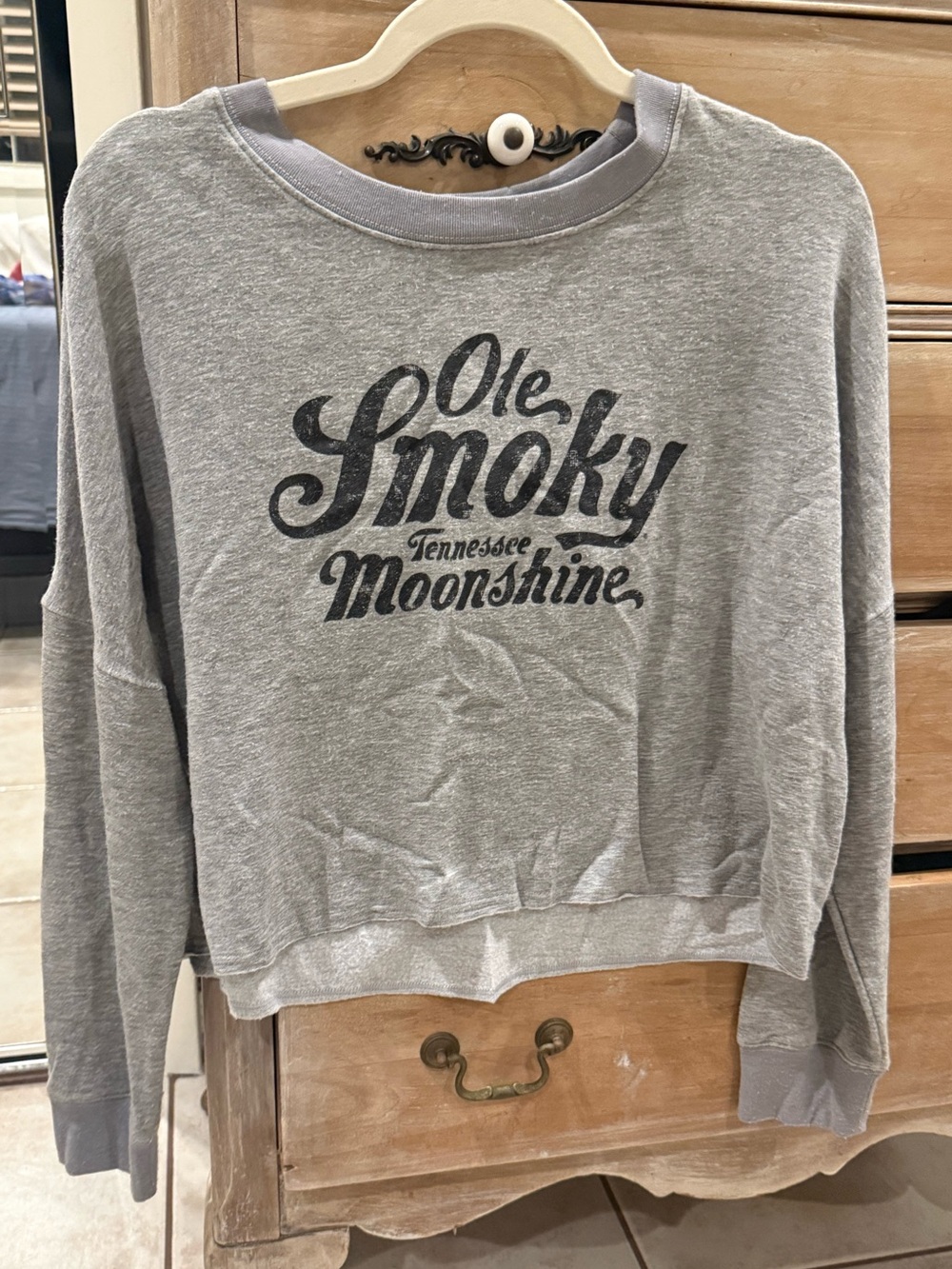 Grey Crewneck Sweatshirt - Women's